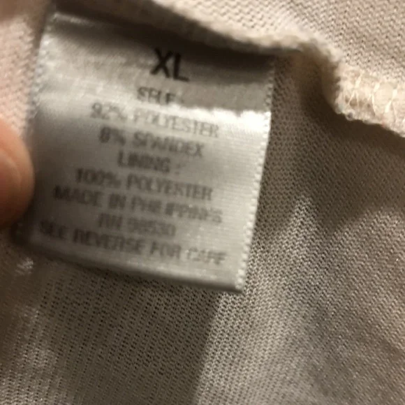 Sleeveless lightweight navy and white swing top - Picture 4 of 10